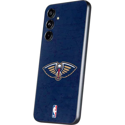 NBA New Orleans Pelicans Distressed Galaxy A54 5G Skin